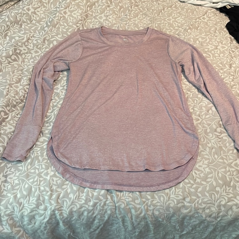 Womens RBX purple long sleeve workout t shirt medium